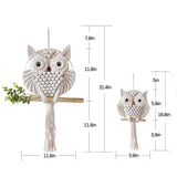 Hand-Woven Owls Dreamcatcher