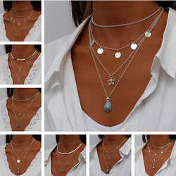 Vintage Multi Layered Necklaces for Women