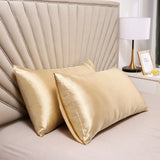Pillowcase Pillow Cover Silky Satin Hair Beauty Pillow Case Comfortable Pillow Case Home Decor Wholesale