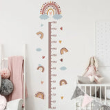 Pink Rainbow Growth Chart for Kids