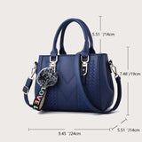 Embroidery Leather Handbags Bags for Women