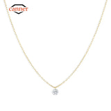 Crystal Zircon 925 Sterling Silver Necklace For Women