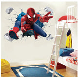 Spiderman Wall Stickers For Kids Room