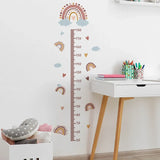 Pink Rainbow Growth Chart for Kids