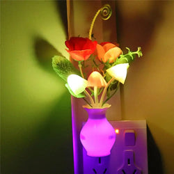 LED Lilac Night Light Lamp