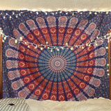 Indian Hippie psychedelic Mandala wall hanging
