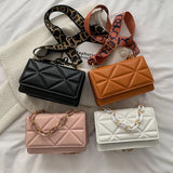 Stone Pattern PU Leather Crossobdy Bag