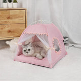 Sweet Princess Cat Bed Foldable Cats Tent